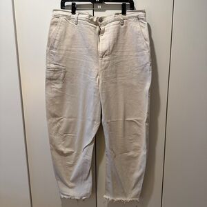 36 John Elliott Sendai Denim Trouser w/ frayed hem